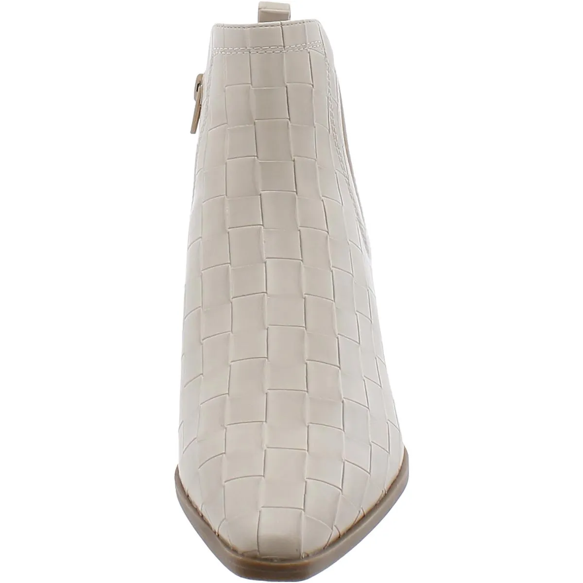 Womens Faux Leather Ankle Booties