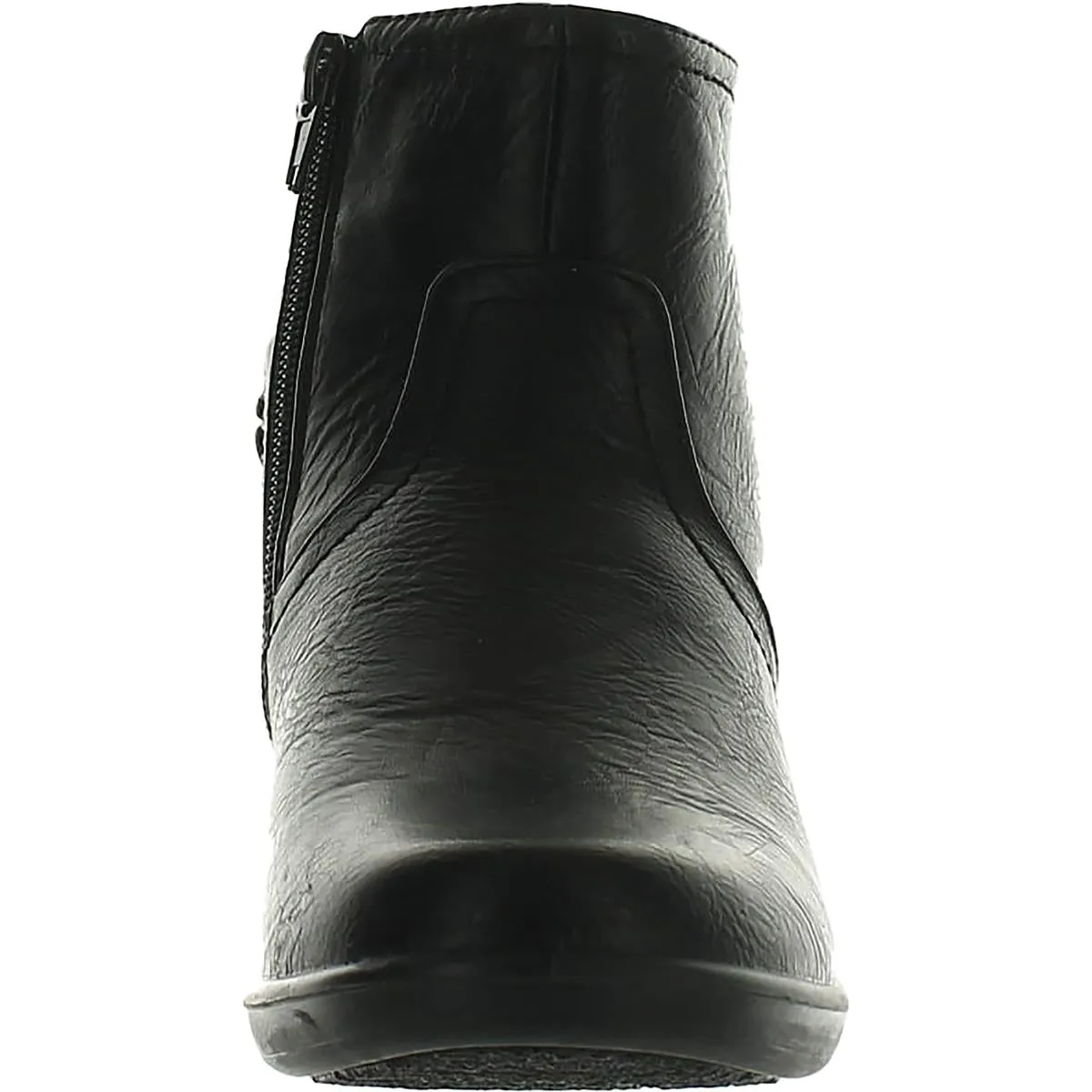 Womens Faux Leather Bootie Ankle Boots