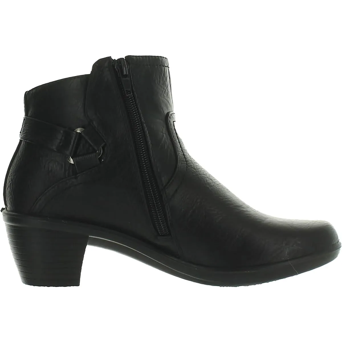 Womens Faux Leather Bootie Ankle Boots