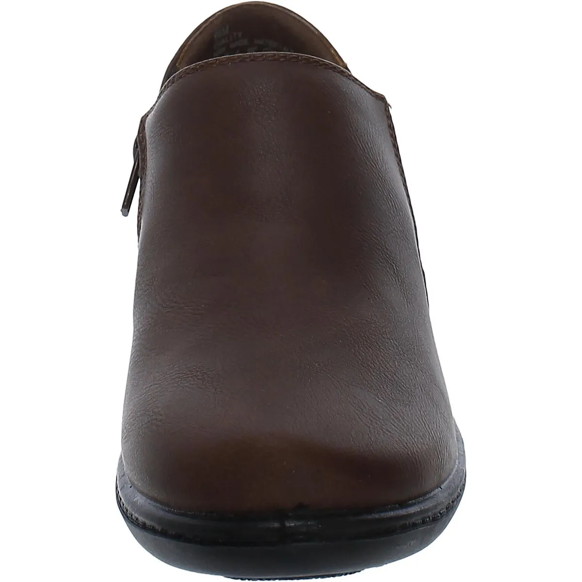 Womens Faux Leather Stretch Booties