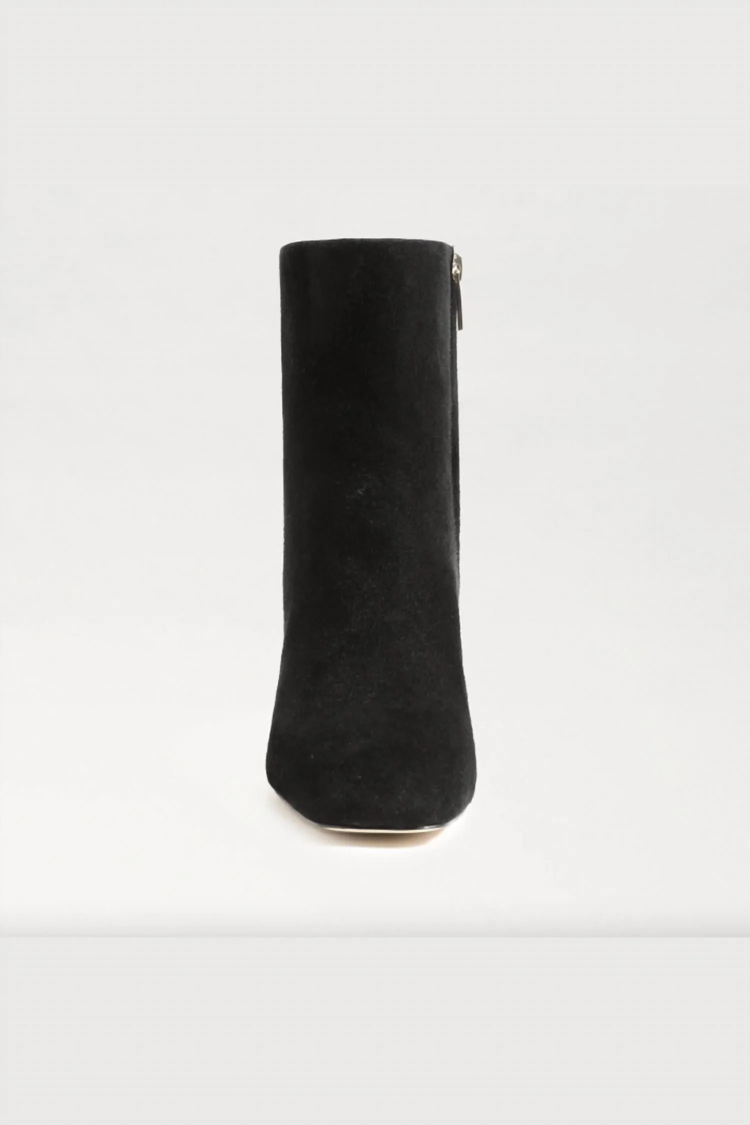 Women's Fawn Ankle Bootie In Suede Black