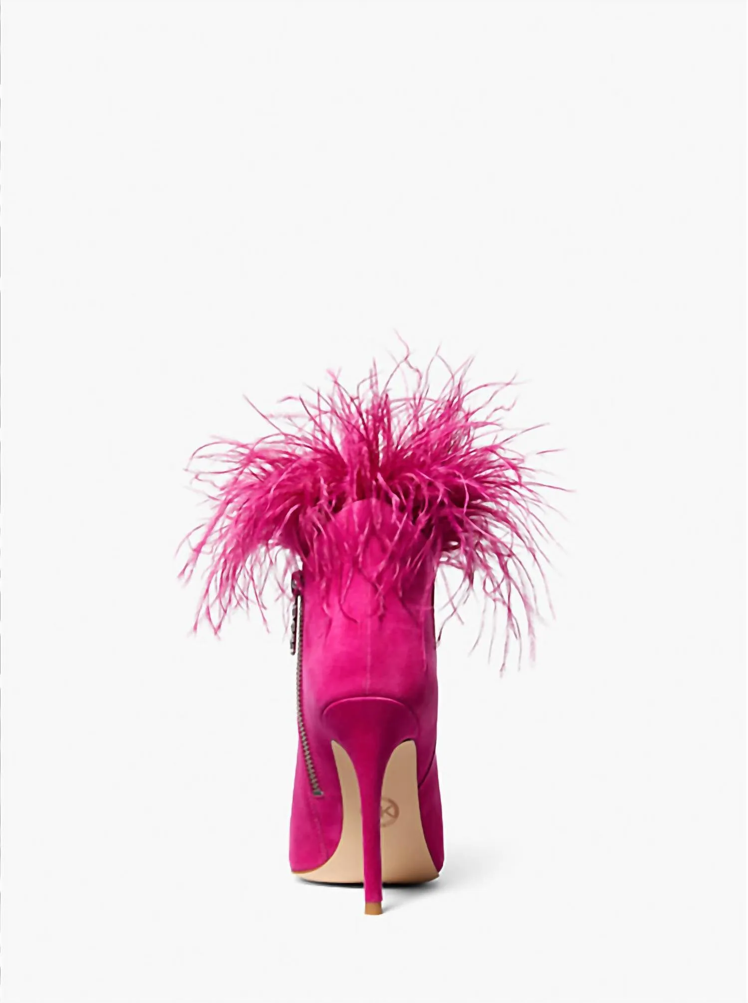 Women's Feather Ankle Boots In Fuschia