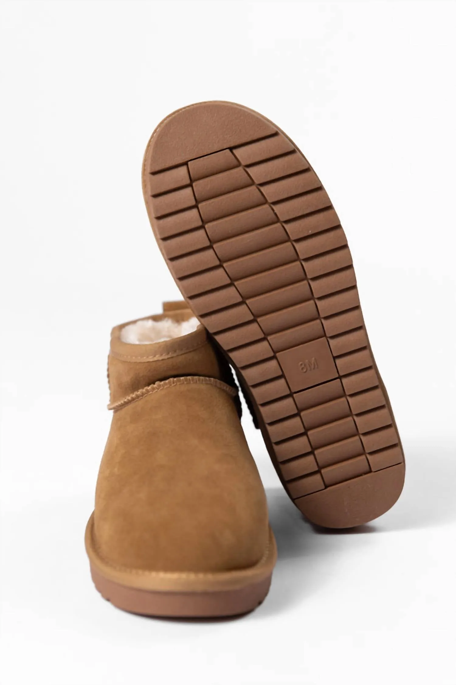 Women's Georgia Platform Mini Boot In Chestnut
