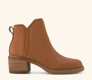 Women's Hailey Boot In Nubuck Brown Leather