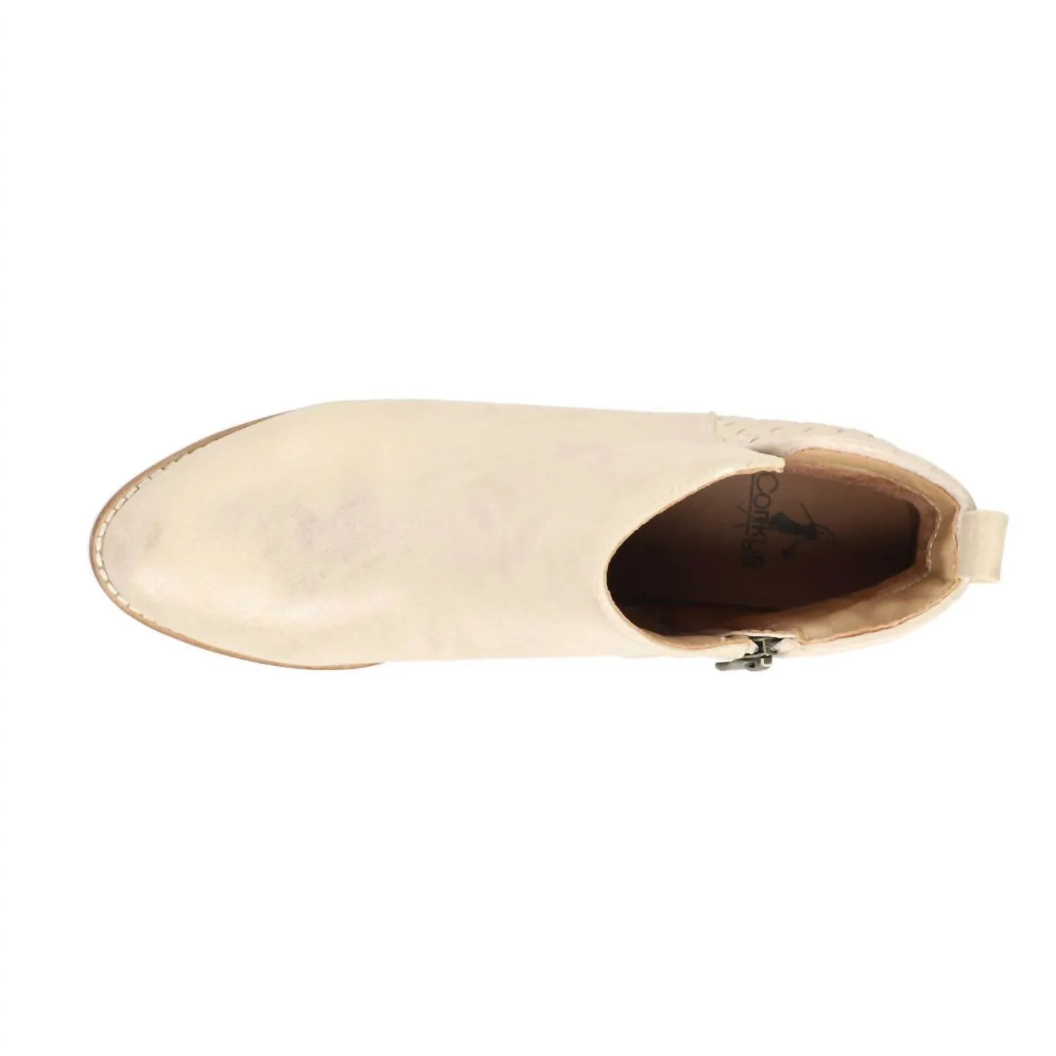Women's Half N Half Booties In Gold