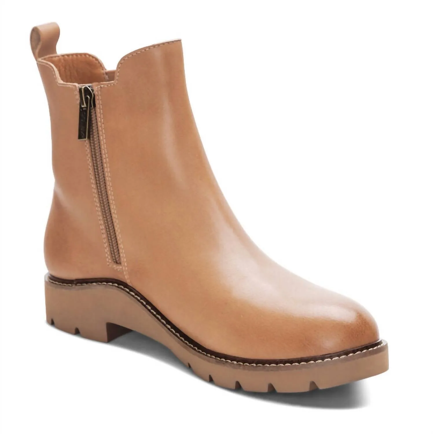Women's Hannah Arch Support Boots In Tan