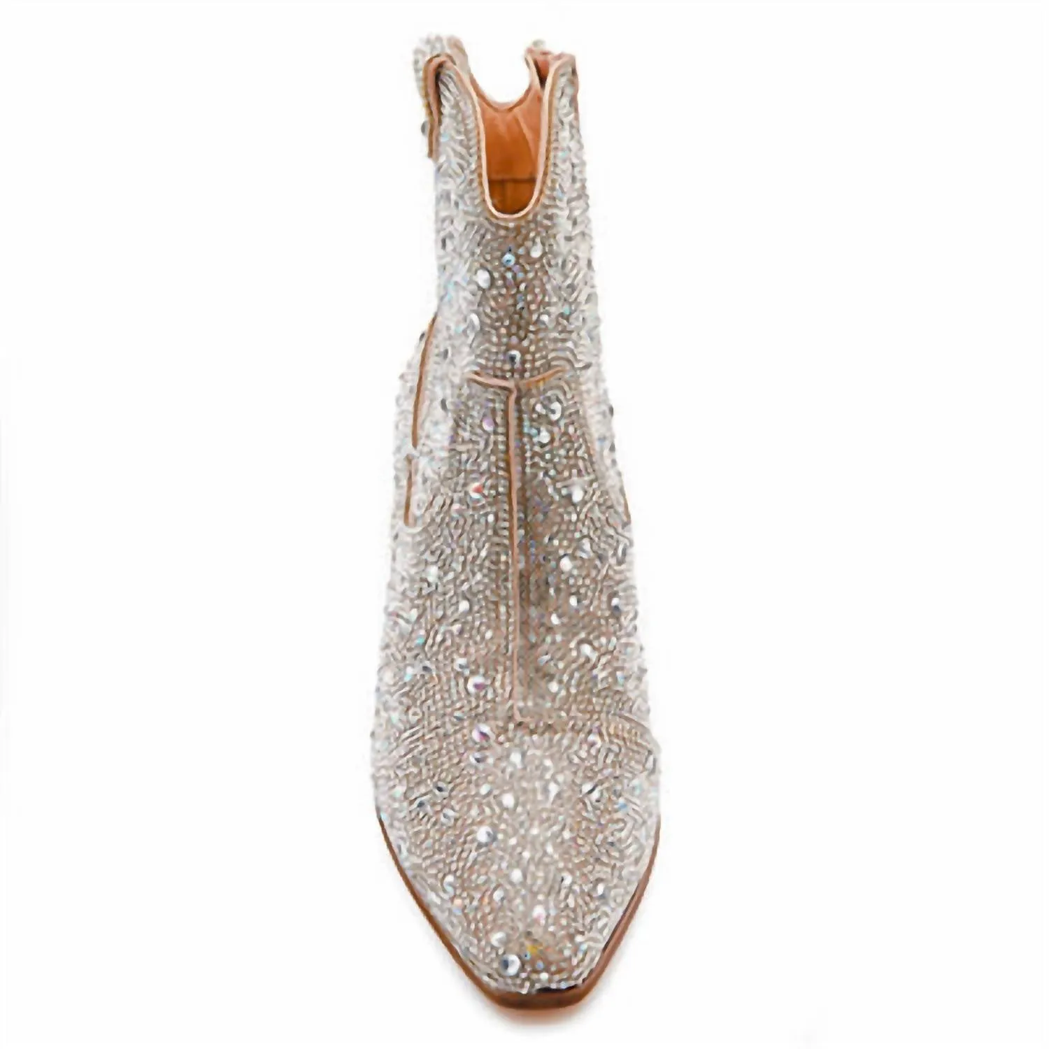 Women's Harlow Rhinestone Bootie In Clear Rhinestone