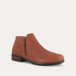 Women's Helm Booties - Medium In Brown Peanut Leather