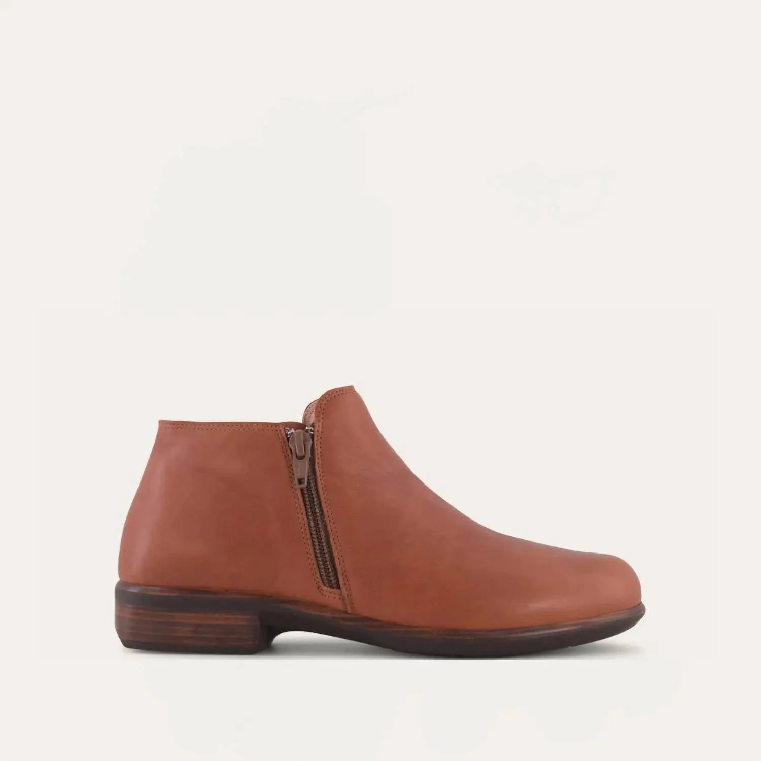 Women's Helm Booties - Medium In Brown Peanut Leather