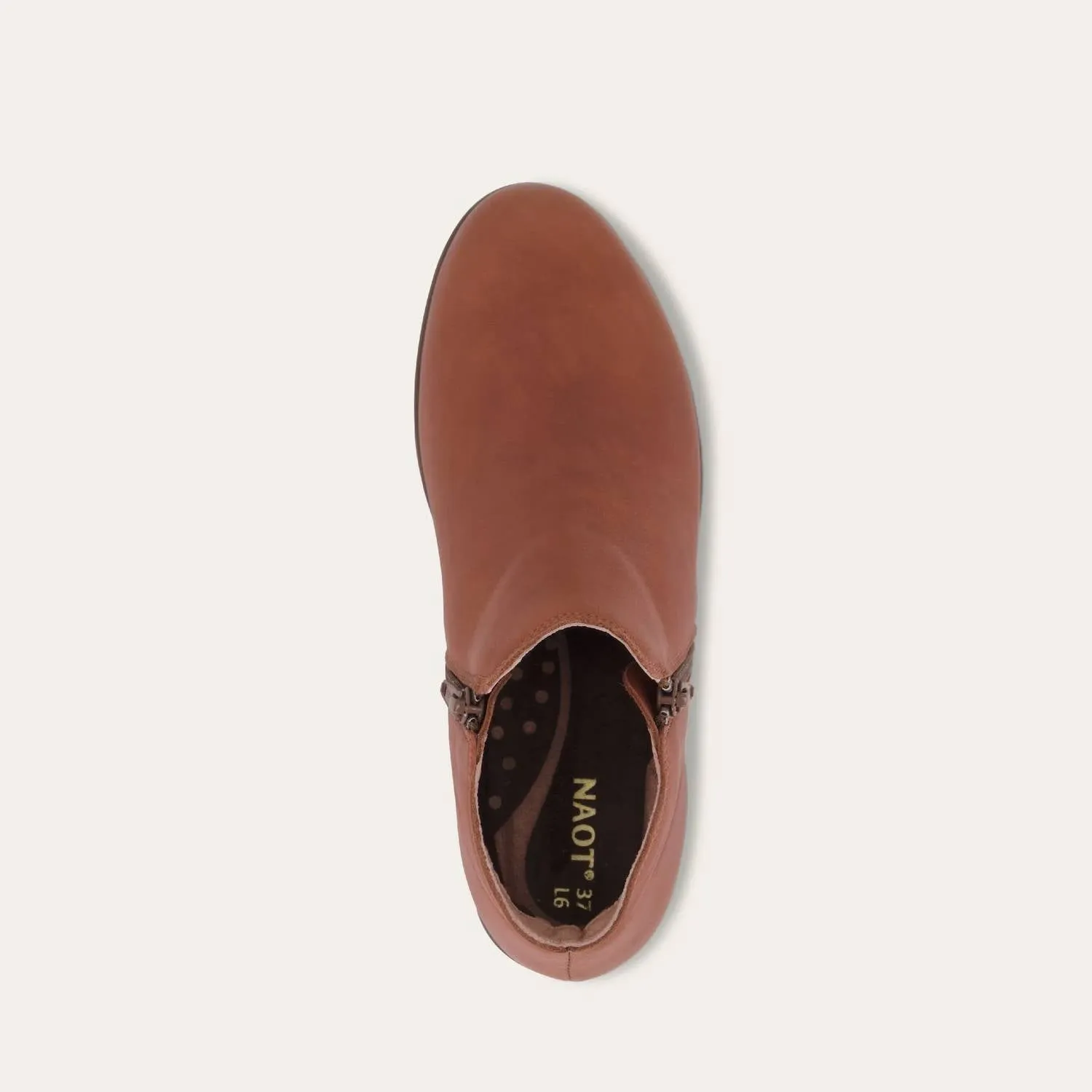 Women's Helm Booties - Medium In Brown Peanut Leather