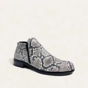 Women's Helm Booties - Medium In Gray Cobra