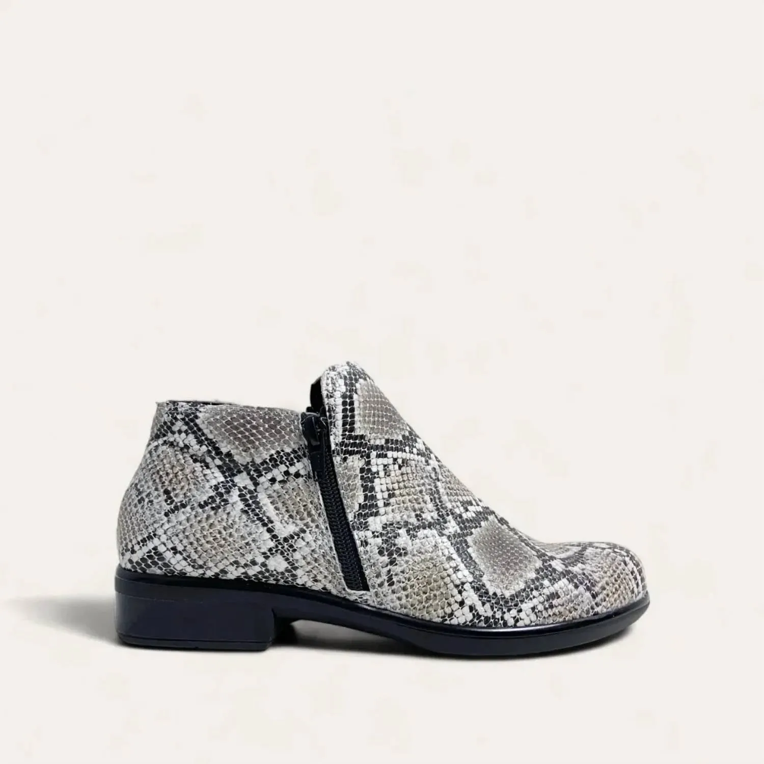 Women's Helm Booties - Medium In Gray Cobra