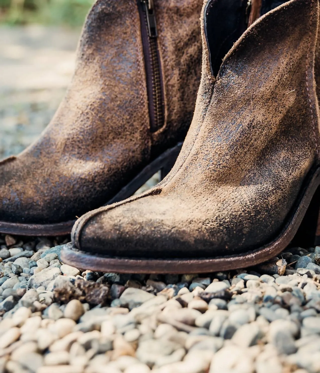 Women's Hito Suede Ankle Boot In Tan