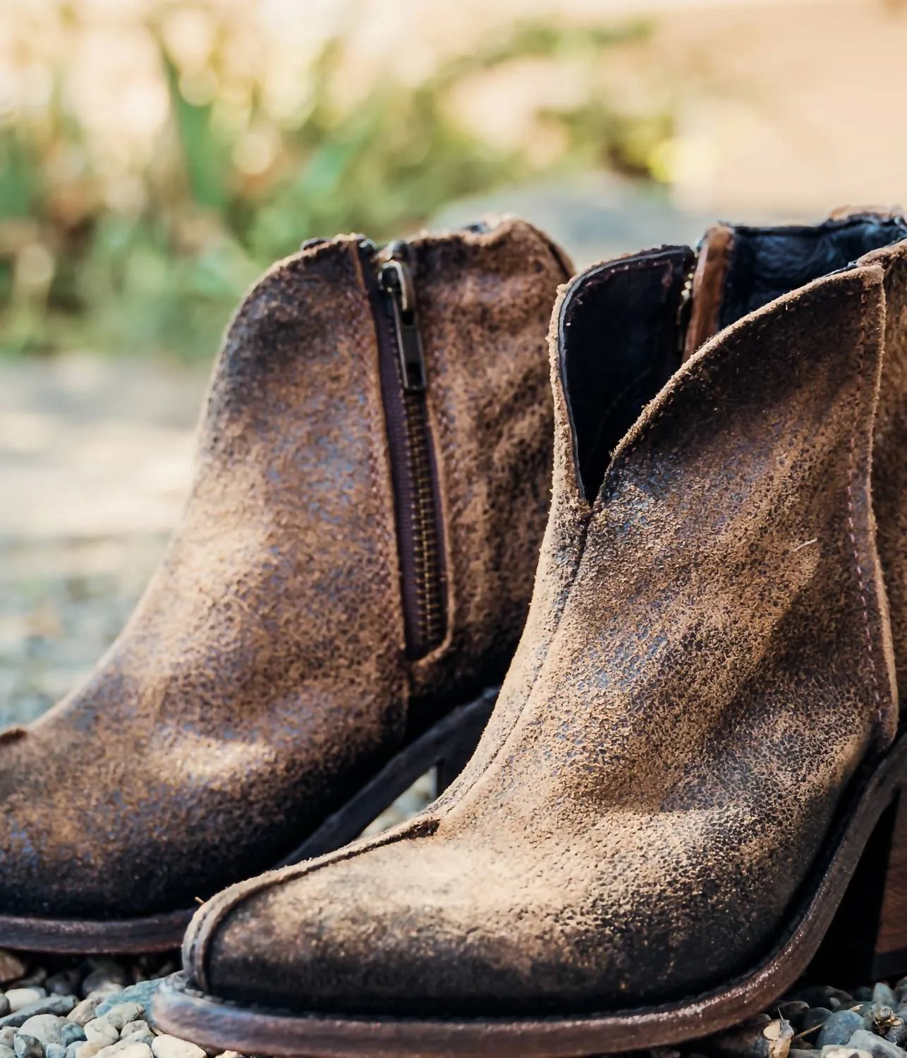 Women's Hito Suede Ankle Boot In Tan
