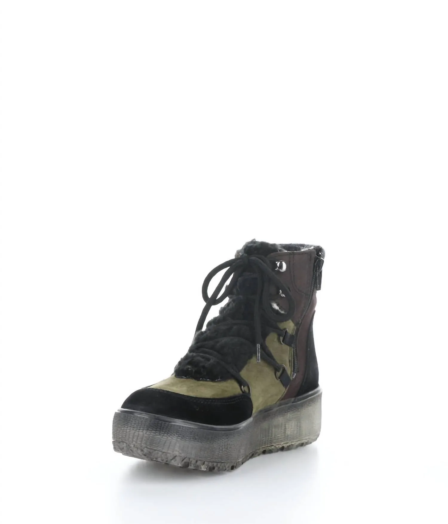 Women's Ideal Waterproof Boot In Black/olive/plum