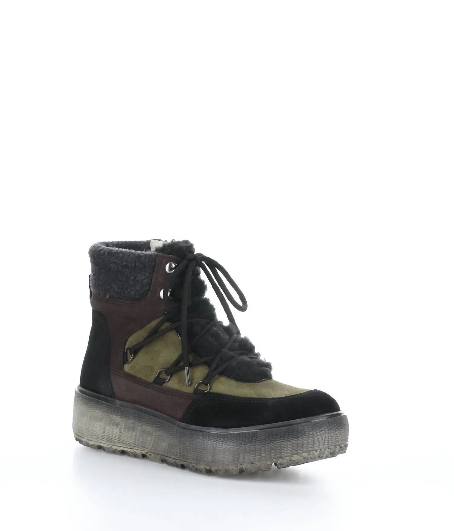 Women's Ideal Waterproof Boot In Black/olive/plum