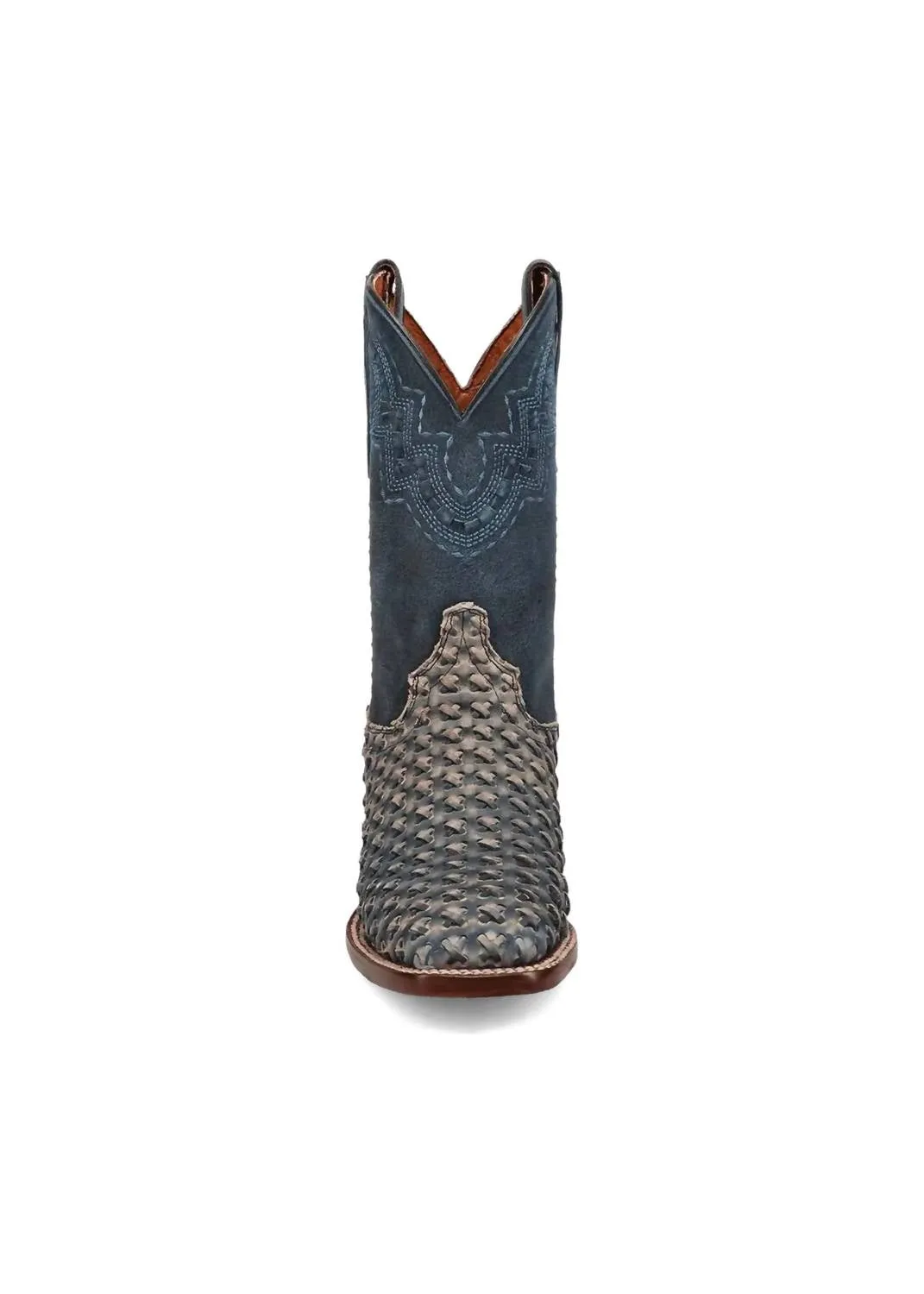 Women's Indy Weave Cowgirl Certified Boot In Blue