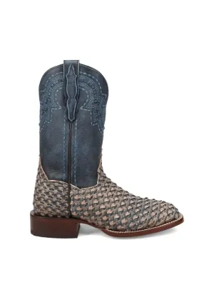Women's Indy Weave Cowgirl Certified Boot In Blue