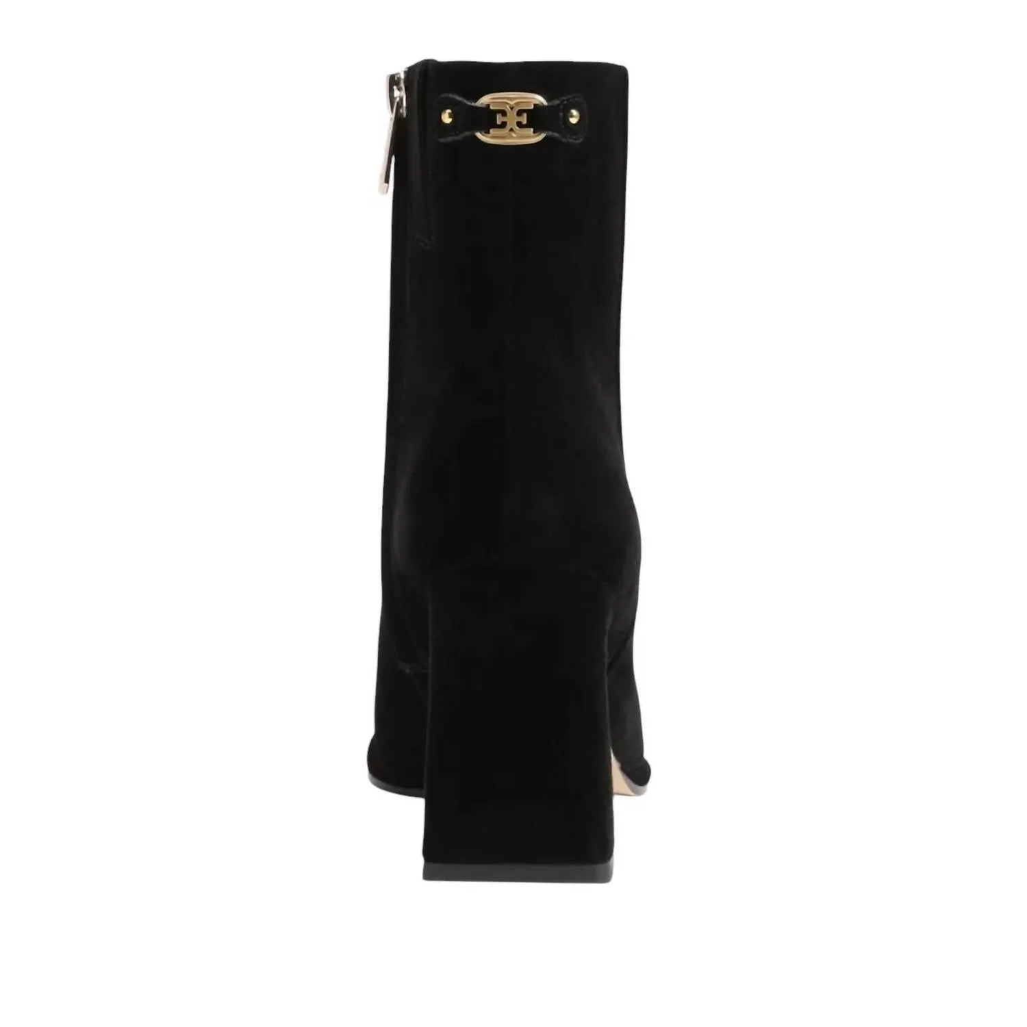 Women's Irie Square Toe Ankle Bootie In Black Suede
