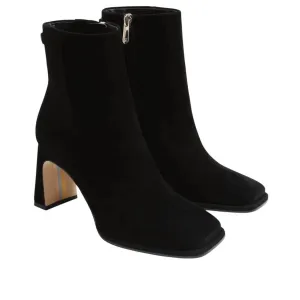 Women's Irie Square Toe Ankle Bootie In Black Suede