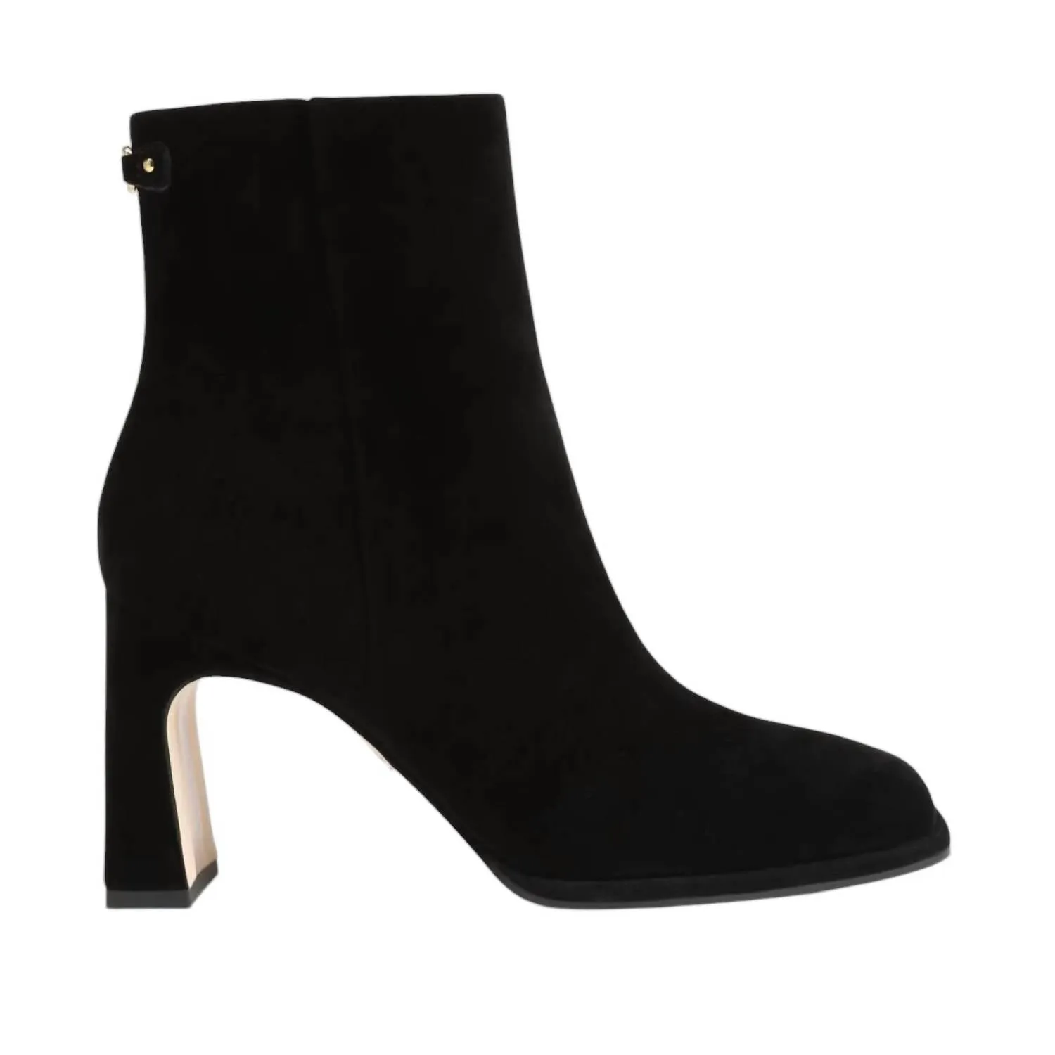 Women's Irie Square Toe Ankle Bootie In Black Suede