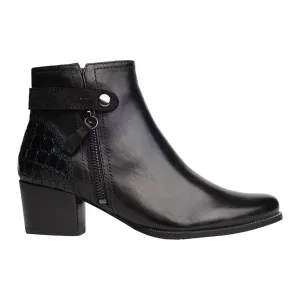Women's Isabel 118 Delice Leather Bootie In Black
