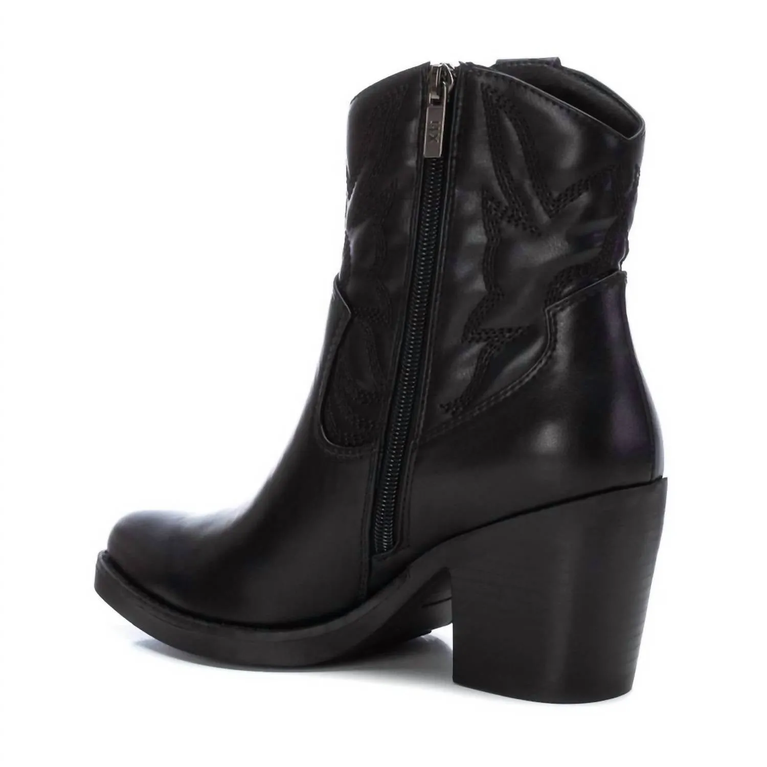 Women's Italian Western Booties In Black
