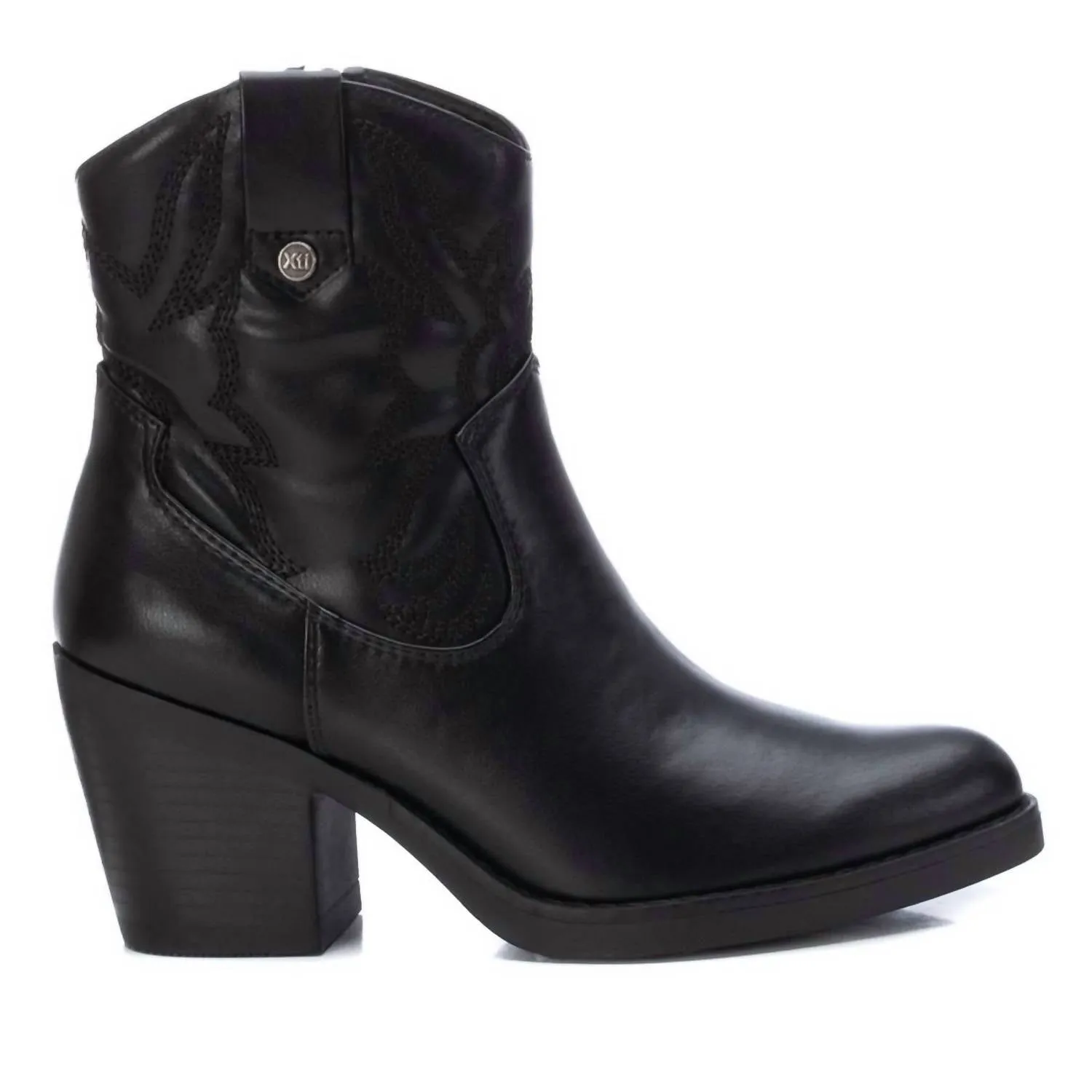 Women's Italian Western Booties In Black