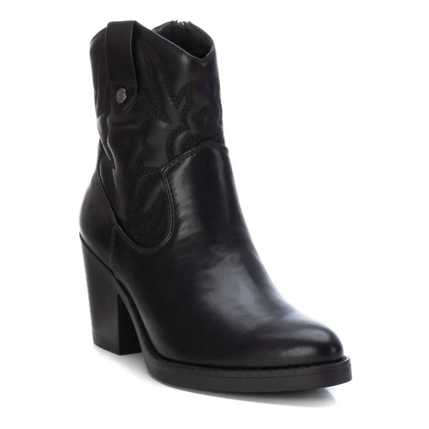 Women's Italian Western Booties In Black