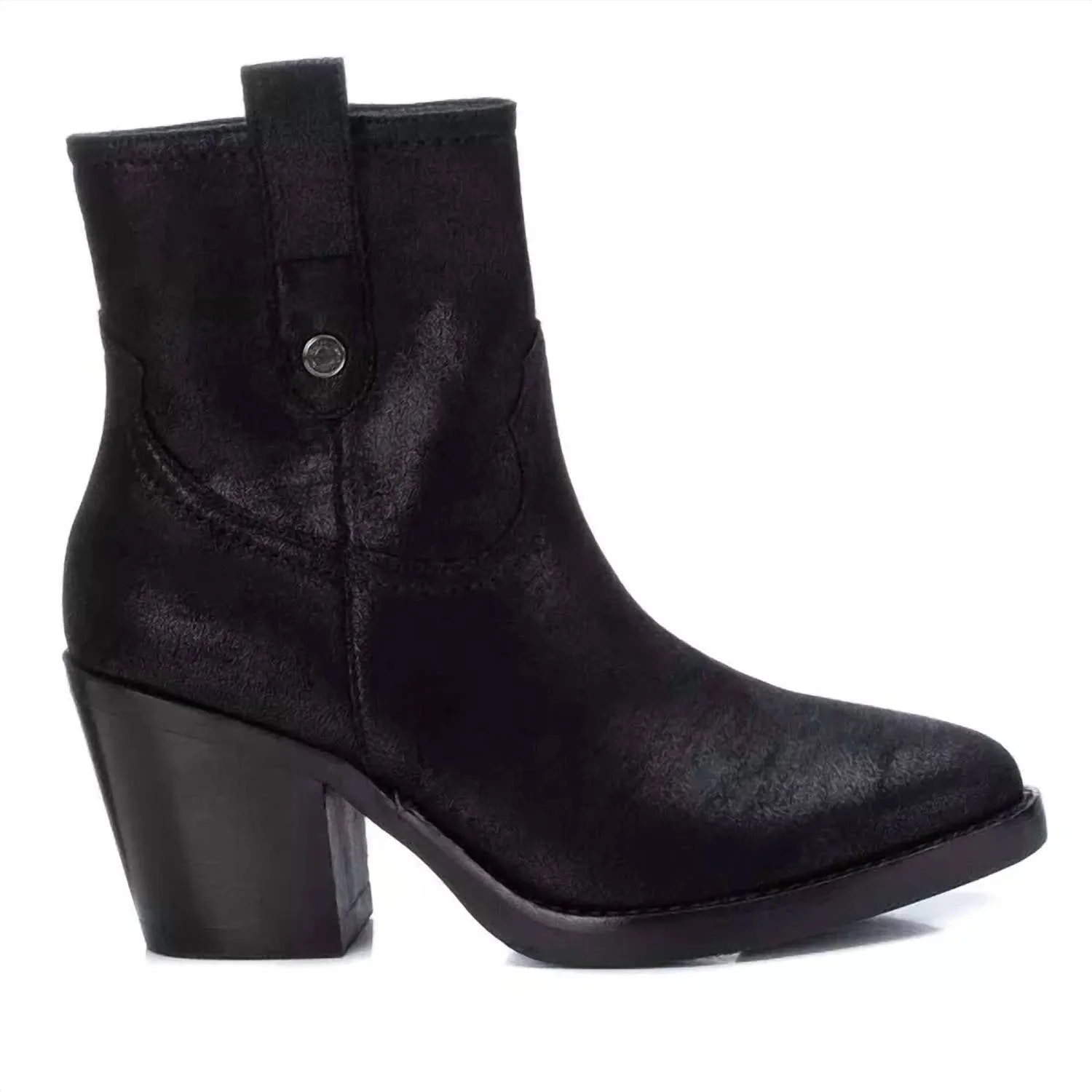 Women's Italian Western Booties In Black