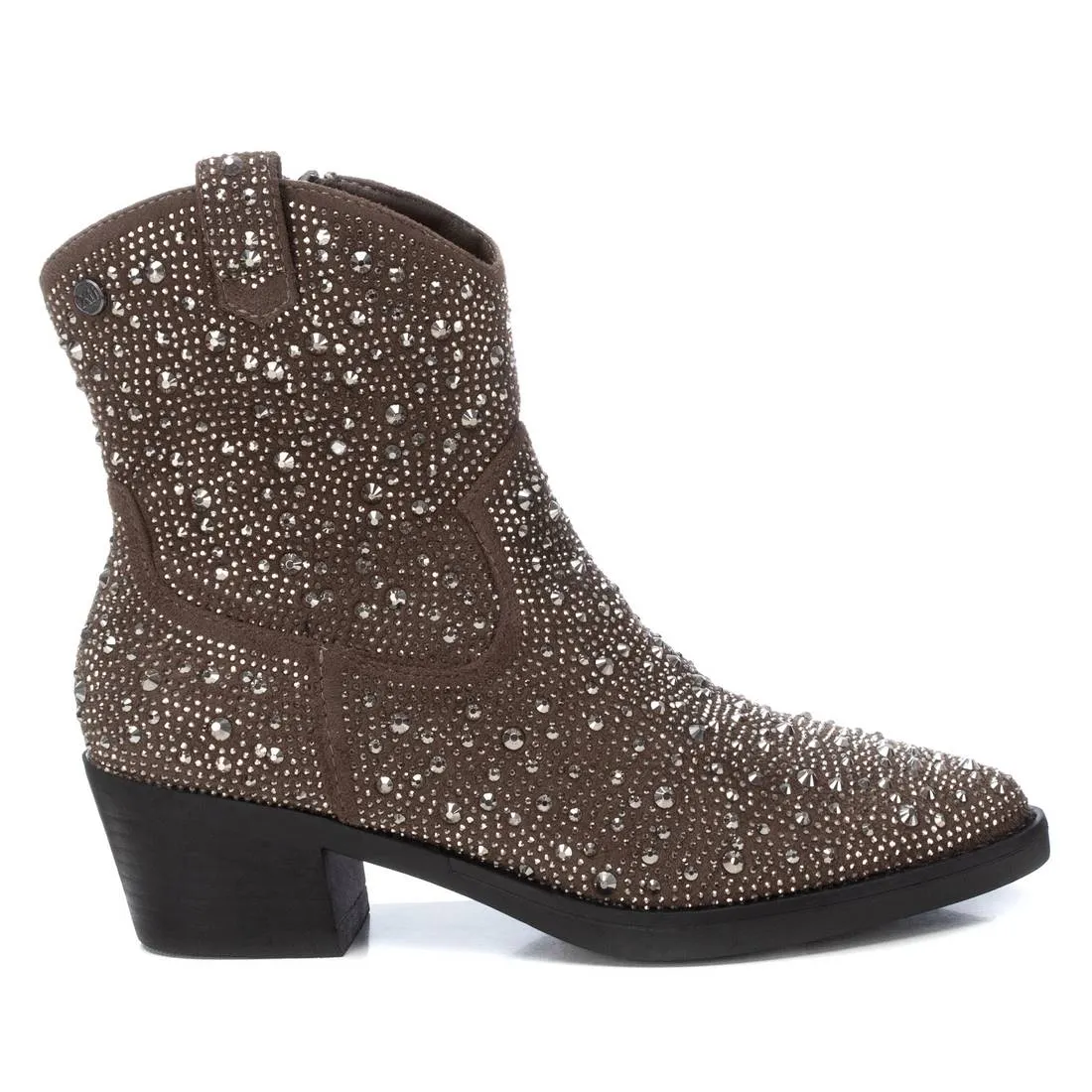 Women's Italian Western Suede Booties By XTI