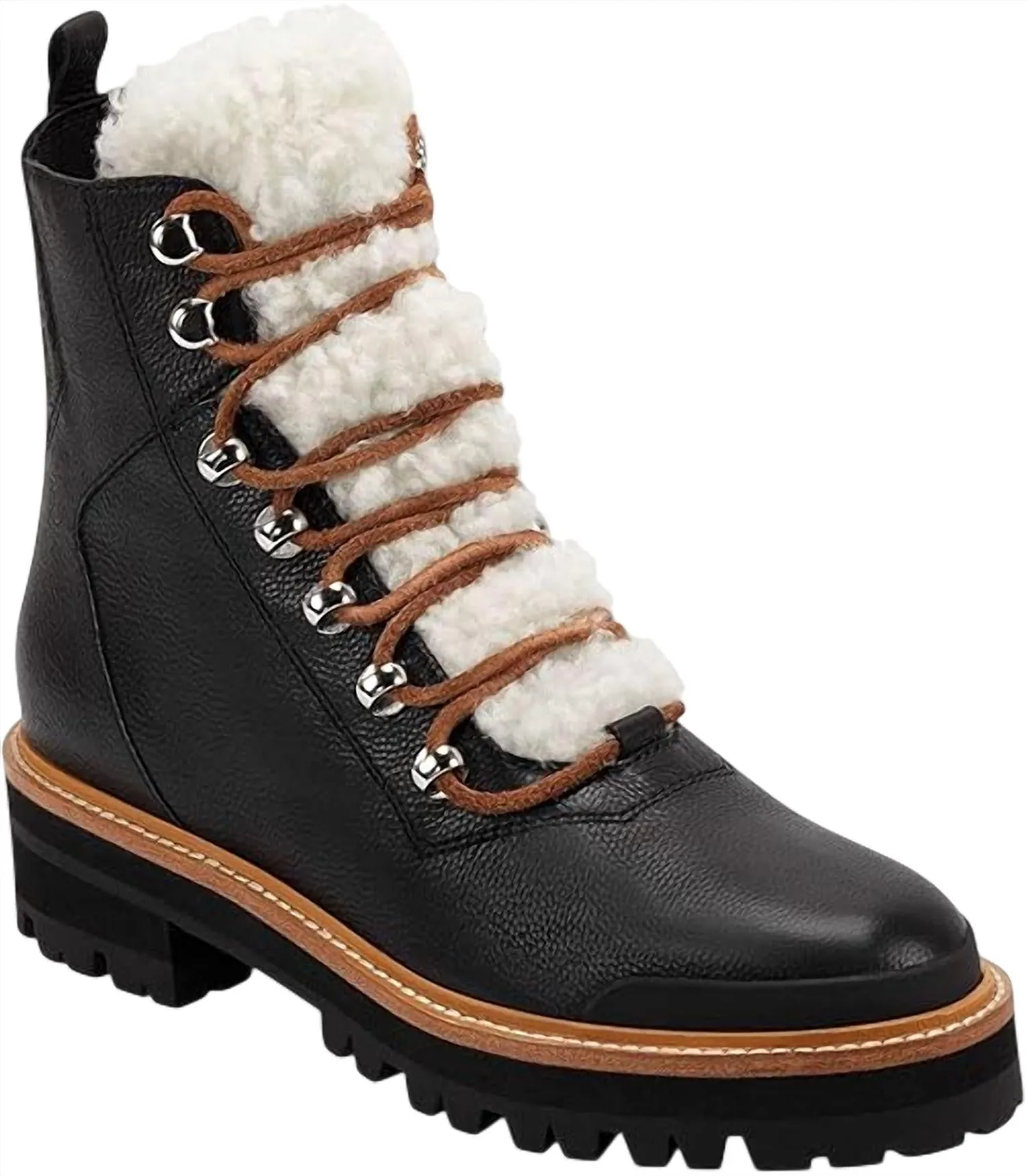 Women's Izzie Ankle Boot In Black/natural