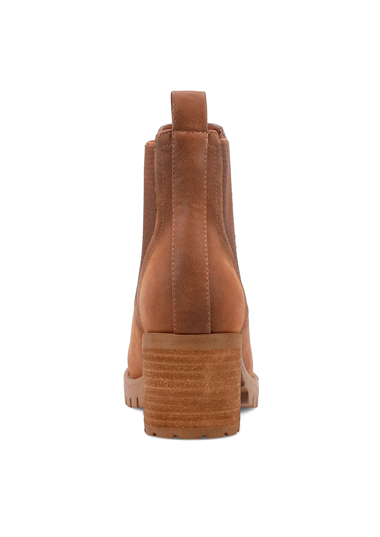 Women's Jonna Lug Sole Boot In Cognac