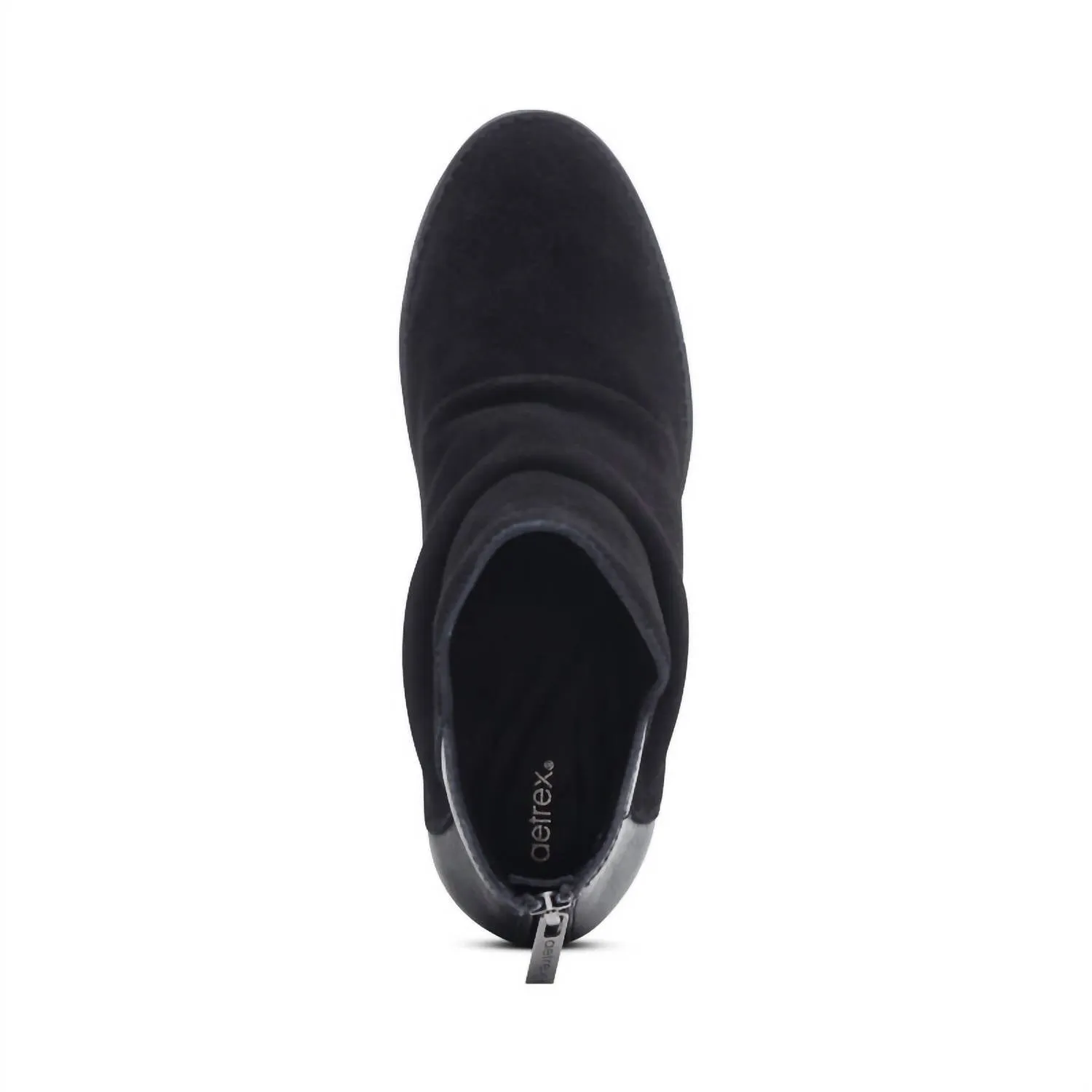 Women's Kara Ankle Wedge Boot In Black
