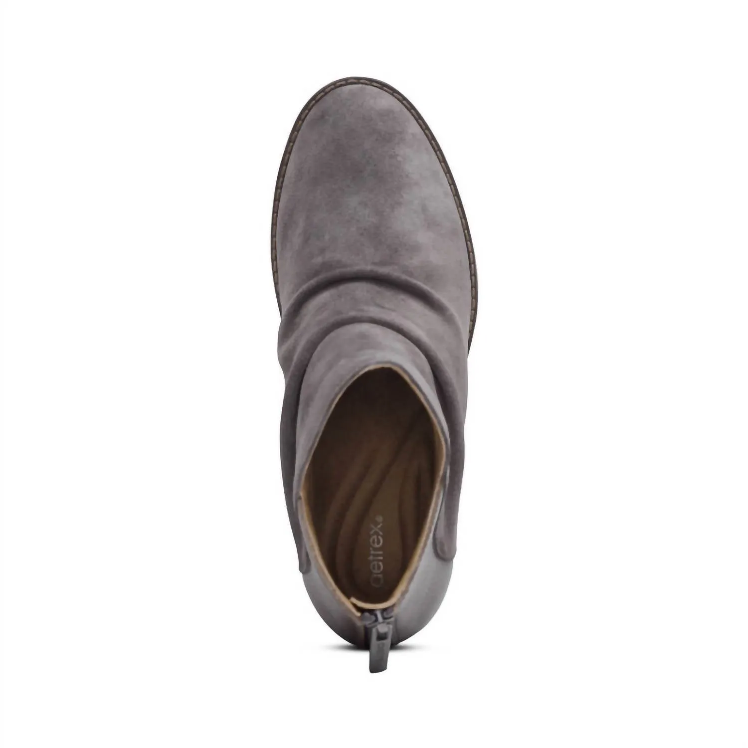Women's Kara Ankle Wedge Boot In Charcoal