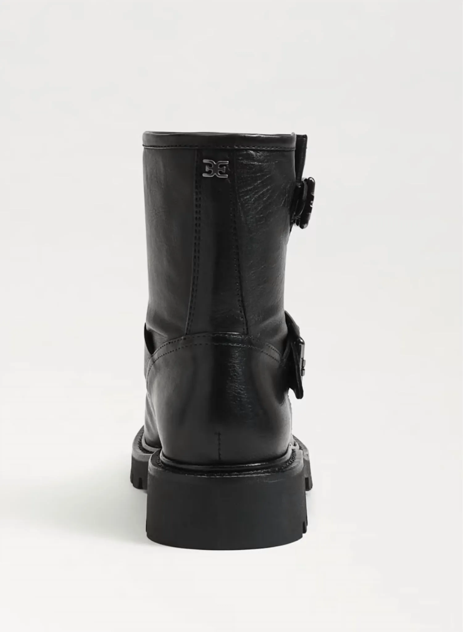 Women's Kinsley Motorcycle Boot In Black Leather