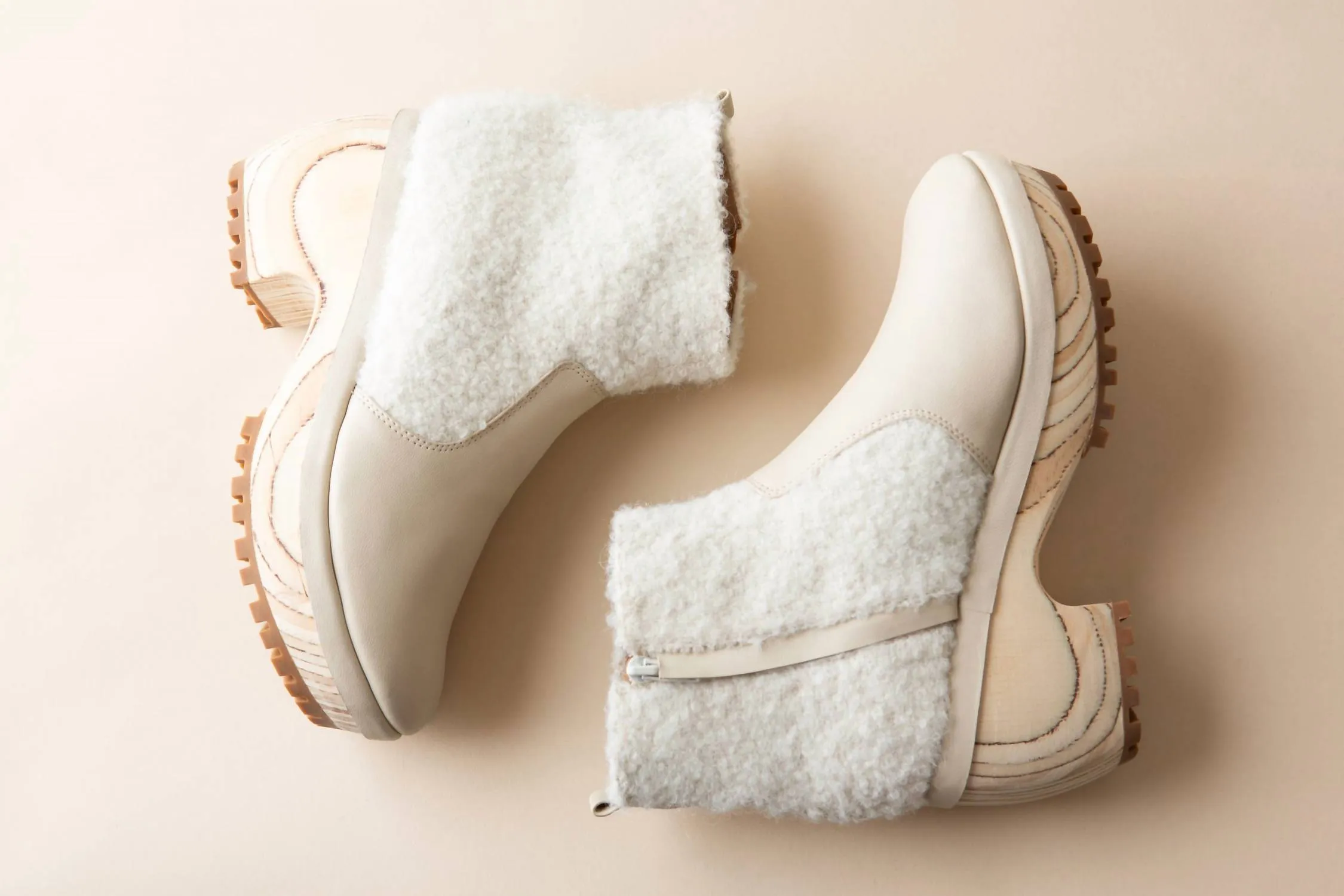 Women's Lana Boot In Ivory Alpaca