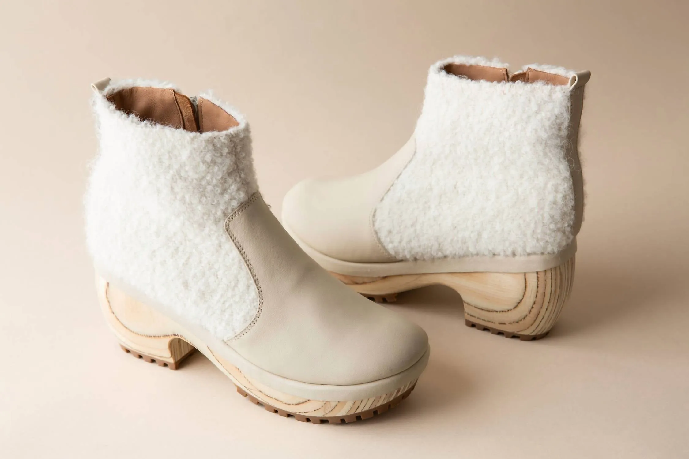 Women's Lana Boot In Ivory Alpaca