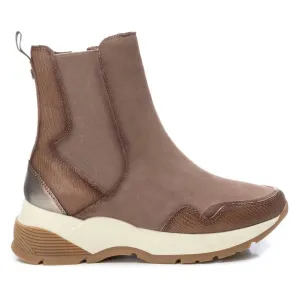 Women's Leather Boots In Taupe