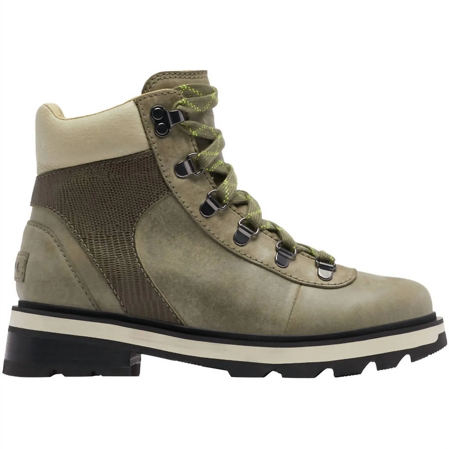Women's Lennox Hiker Stkd Wp Hiking Boot In Stone Green/laurel Leaf