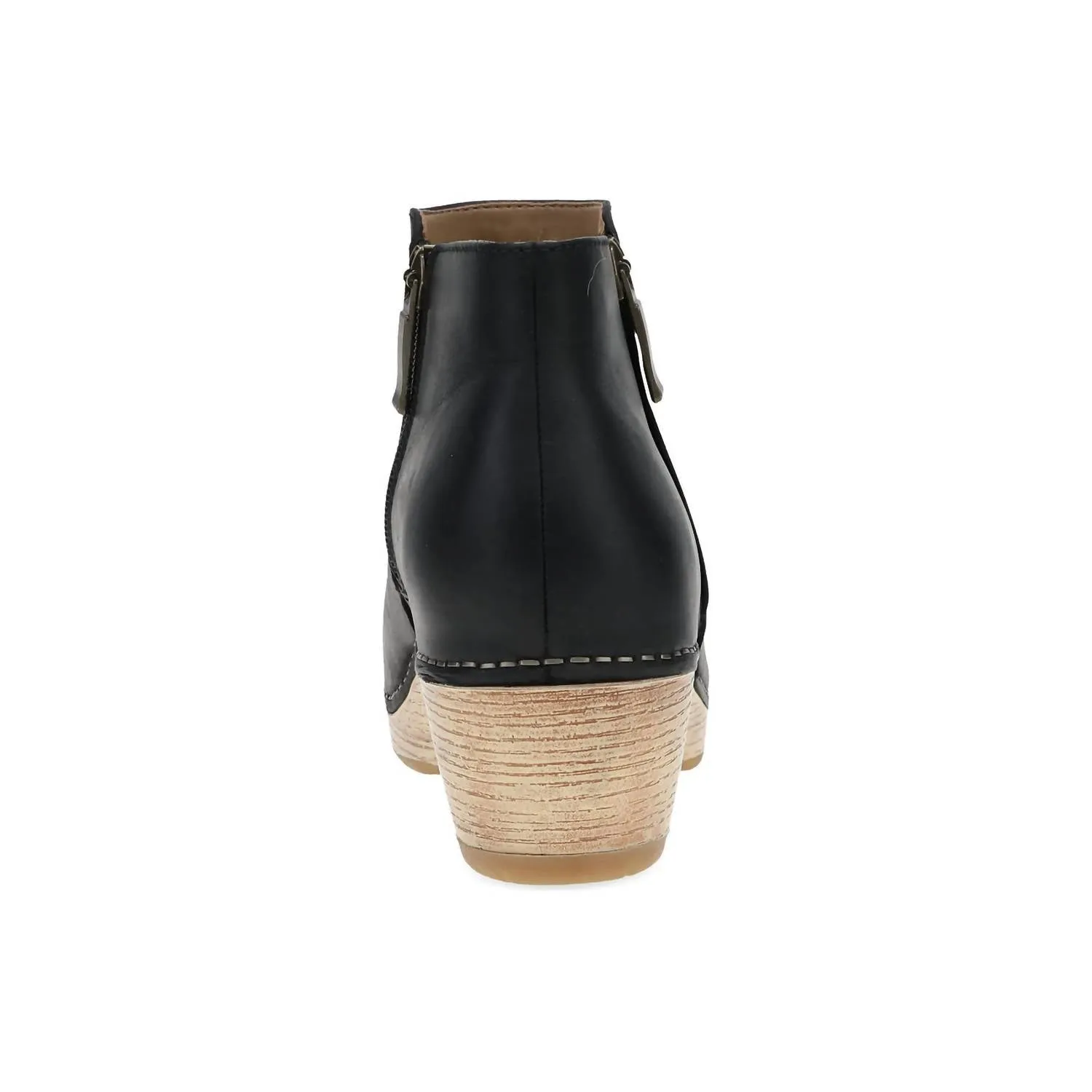 Women's Lizanne Bootie Clogs In Black Oiled