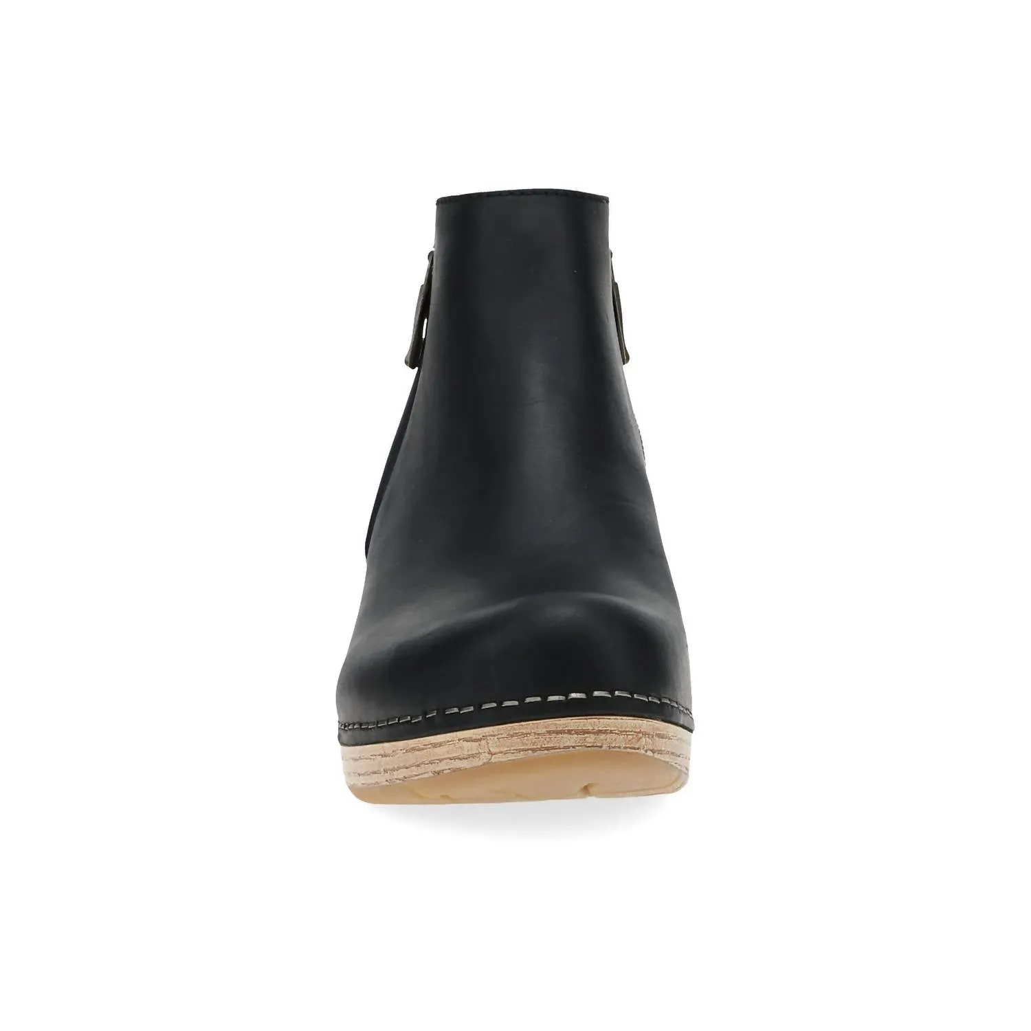 Women's Lizanne Bootie Clogs In Black Oiled