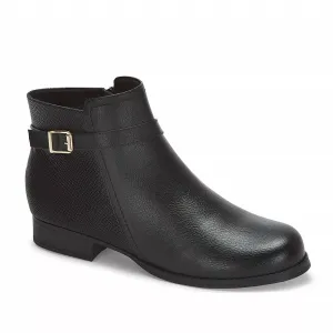 Women's Low Heel Booties In Black