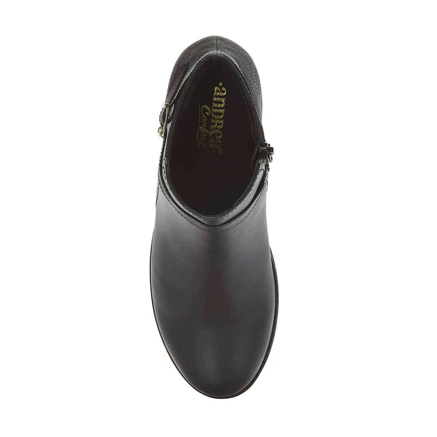 Women's Low Heel Booties In Black