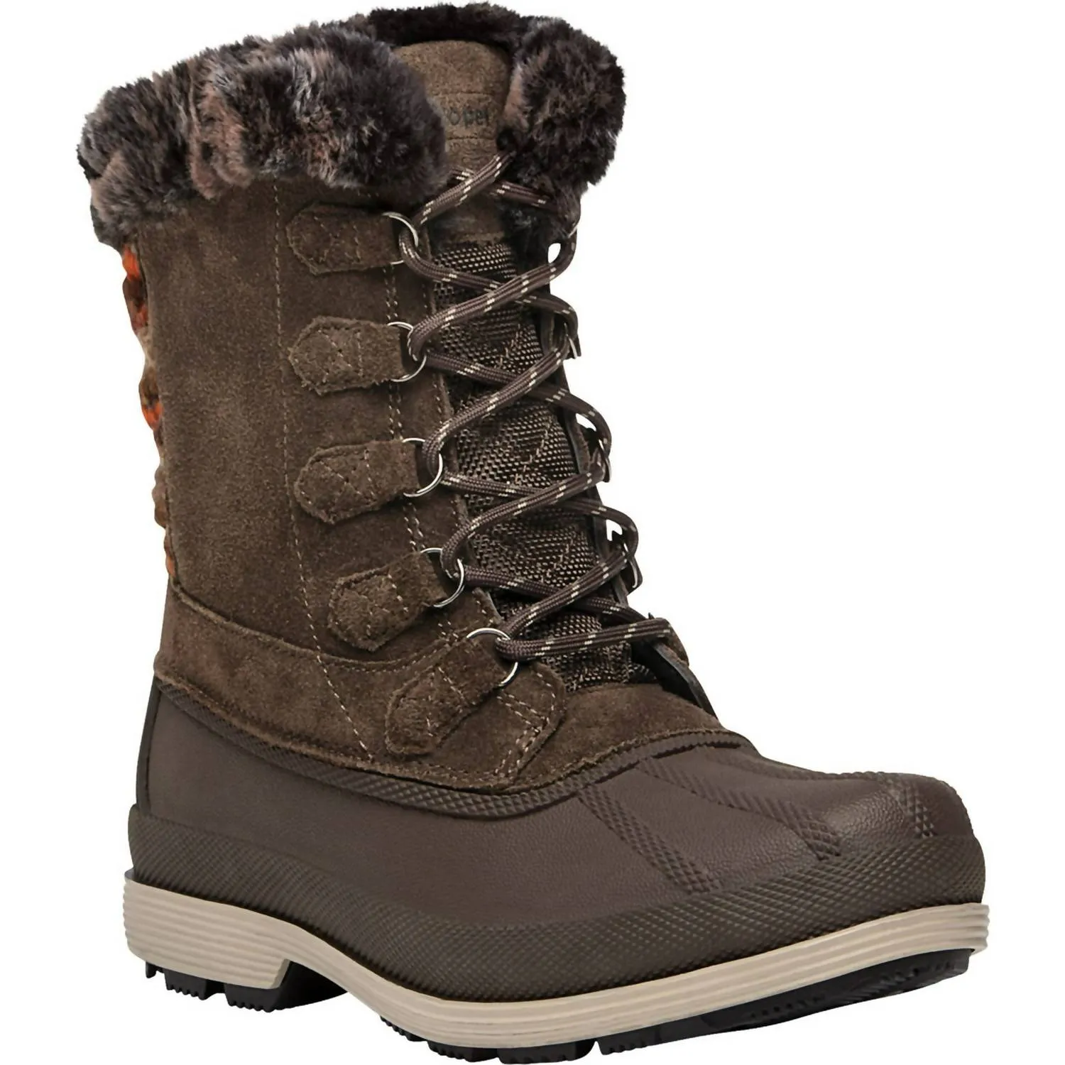 Women's Lumi Tall Lace Booties In Brown