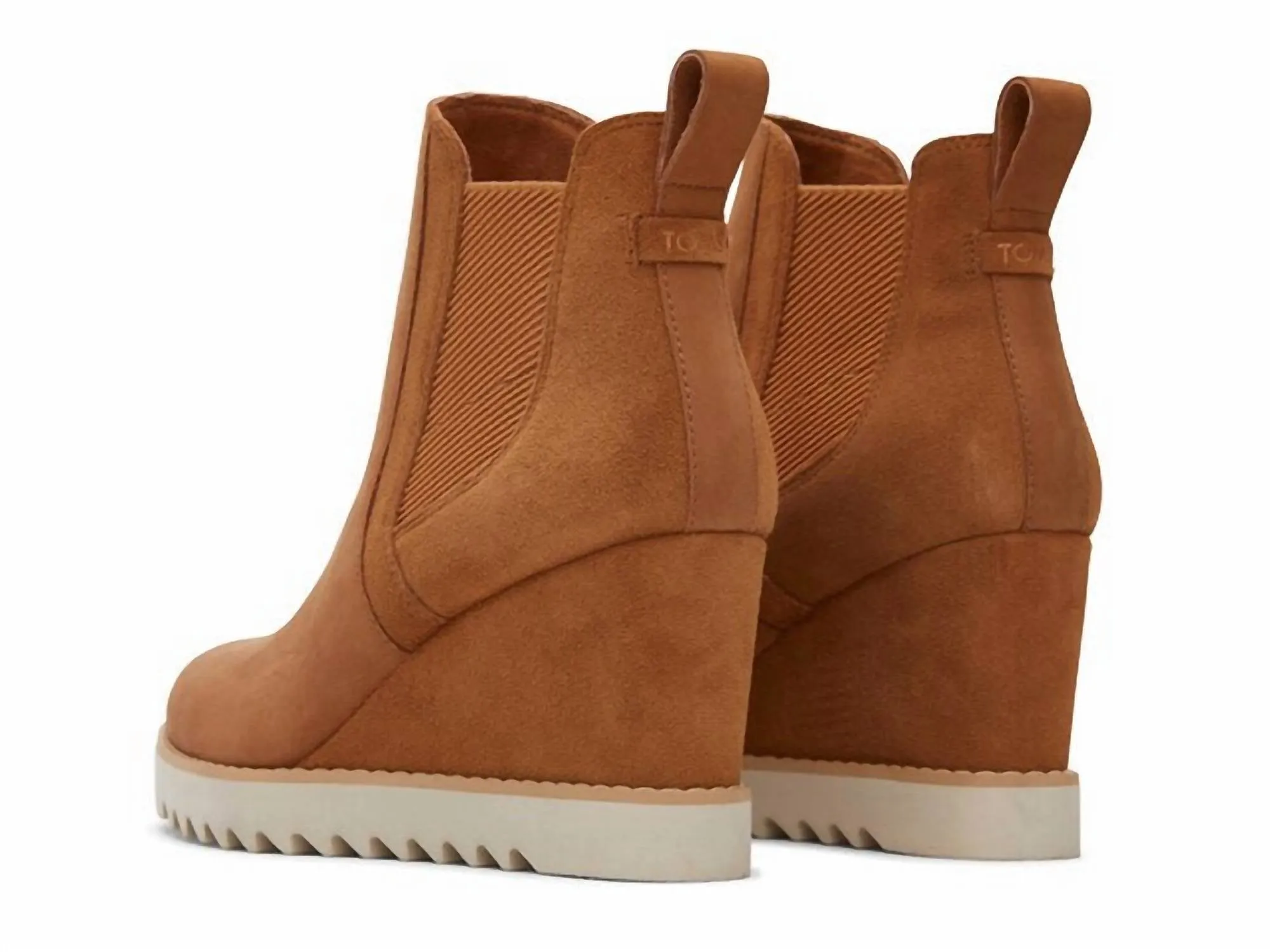 Women's Maddie Suede Wedge Bootie In Brown