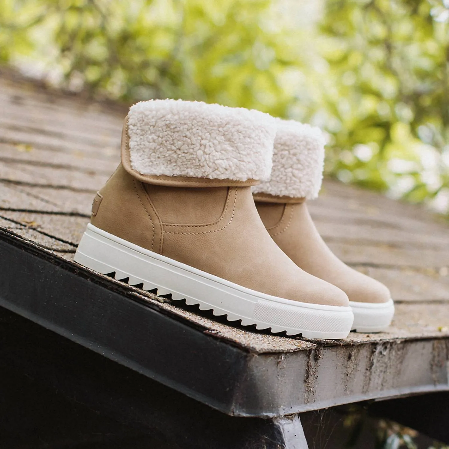 Women's Melisa Wedge Sneaker Boot In Sand