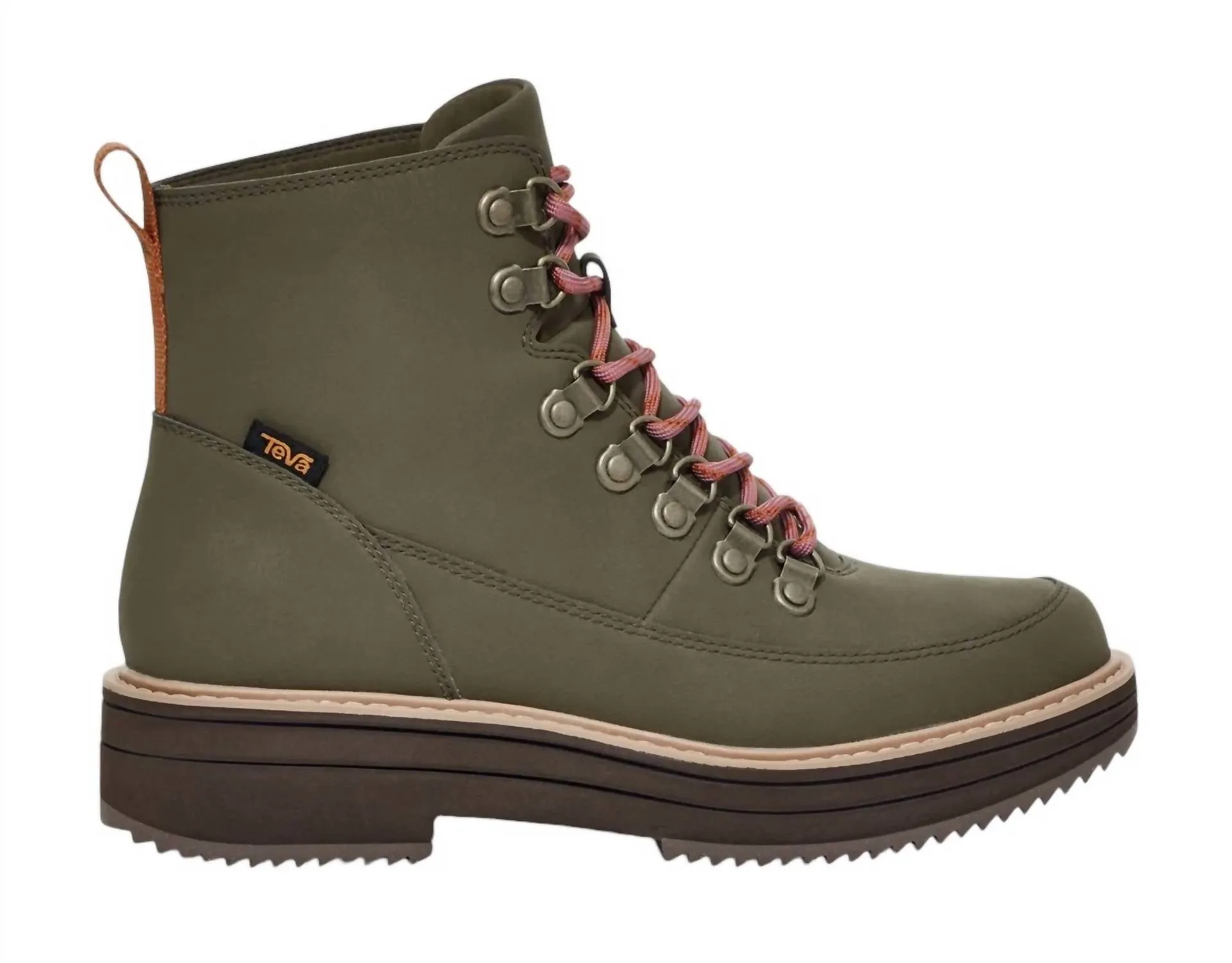 Women's Midform Fashion Boots In Dark Olive