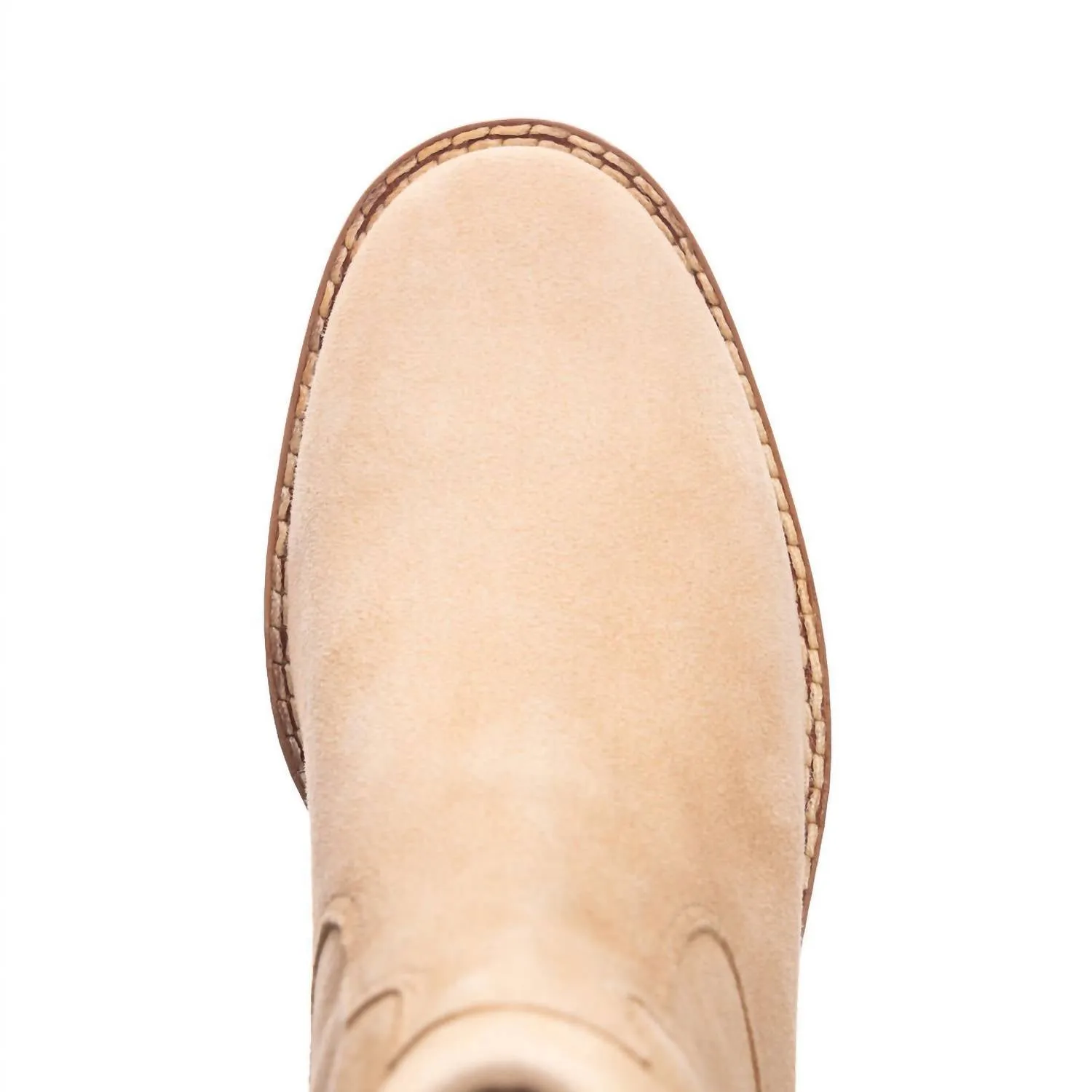 Women's Miley Block Heel Boots In Beige