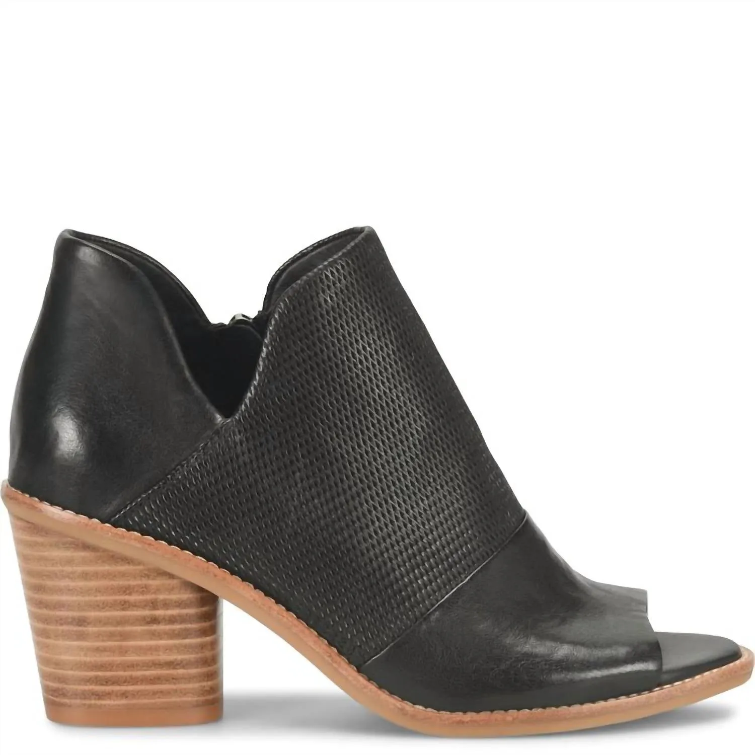 Women's Molly Open Toe Bootie In Black